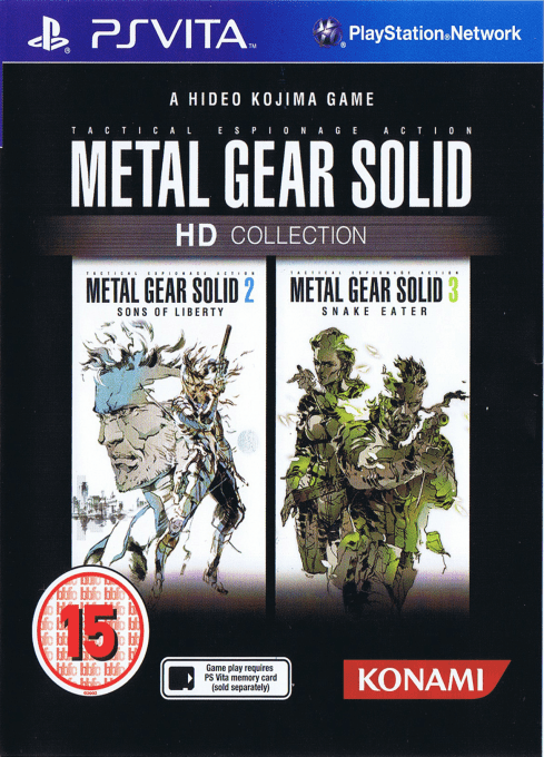 Jaquette de Metal Gear Solid HD Collection