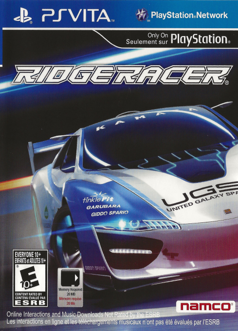 Jaquette de Ridge Racer