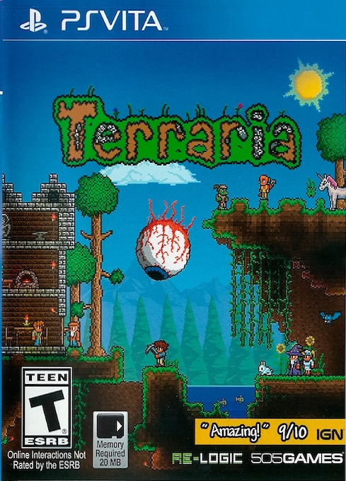 Jaquette de Terraria