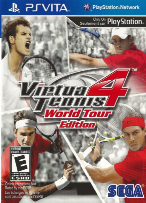 Jaquette de Virtua Tennis 4 - World Tour Edition