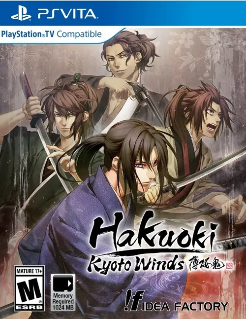 Jaquette de Hakuoki - Kyoto Winds
