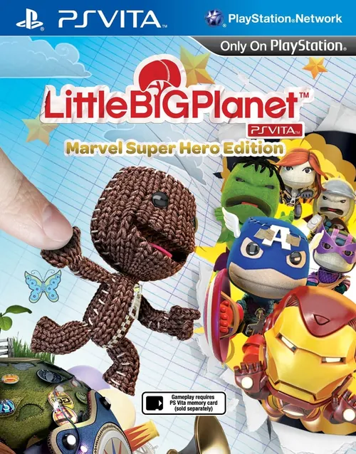 Jaquette de Littlebigplanet Ps Vita Marvel Super Hero Edition