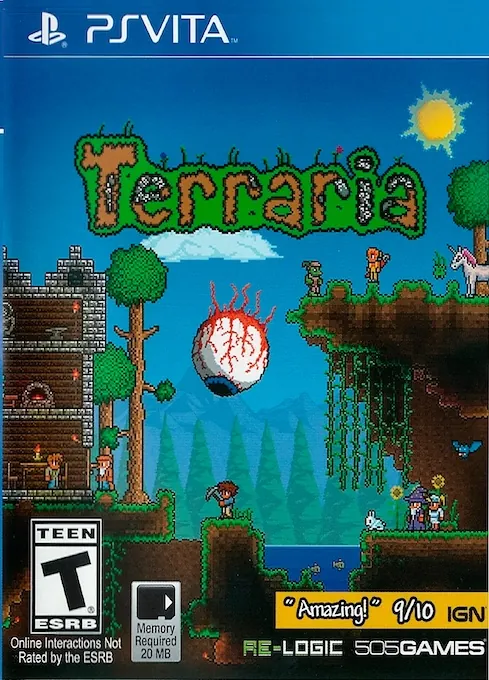 Jaquette de Terraria