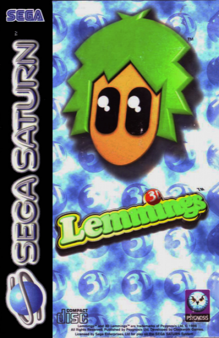 Jaquette de 3D Lemmings