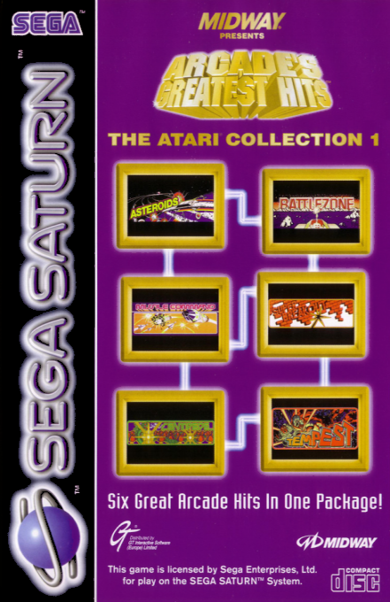Jaquette de Midway Presents Arcade's Greatest Hits : The Atari Collection 1