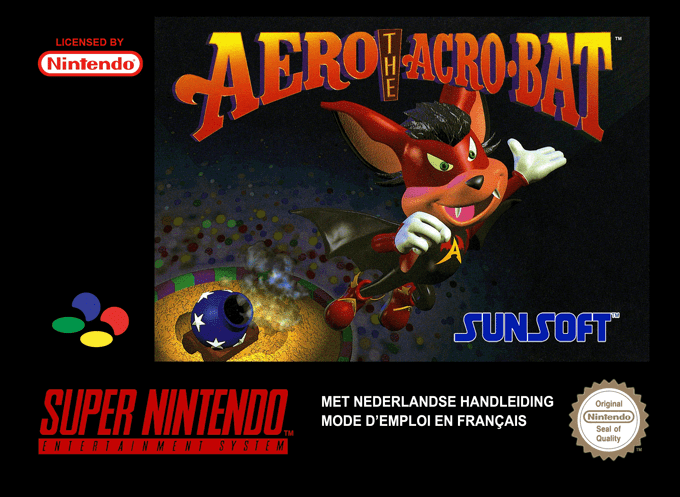 Jaquette de Aero the Acro-Bat