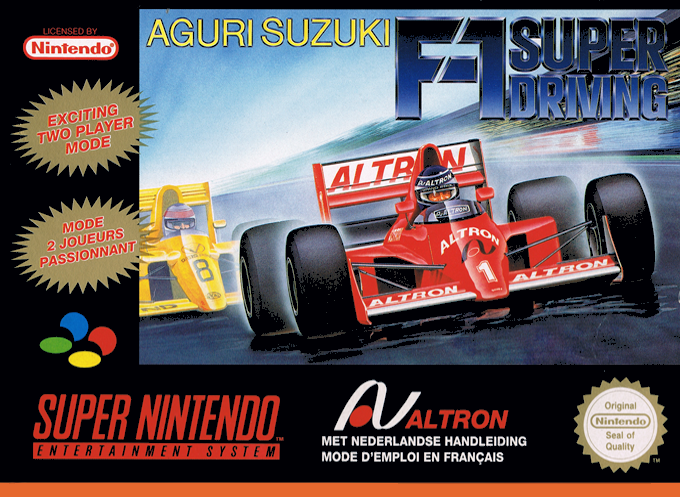 Jaquette de Aguri Suzuki F-1 Super Driving