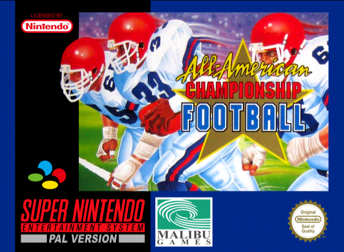 Jaquette de All-American Championship Football