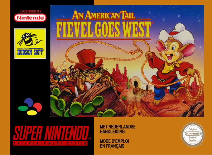 Jaquette de An American Tail : Fievel Goes West