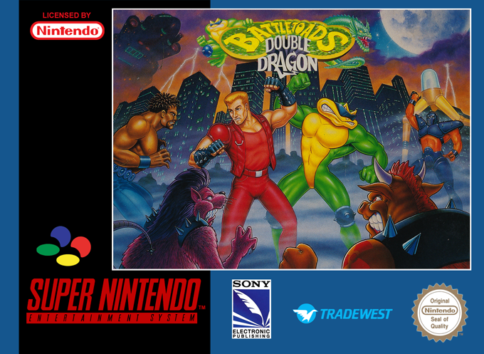 Jaquette de Battletoads & Double Dragon