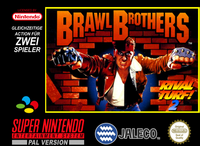 Jaquette de Brawl Brothers : Rival Turf! 2