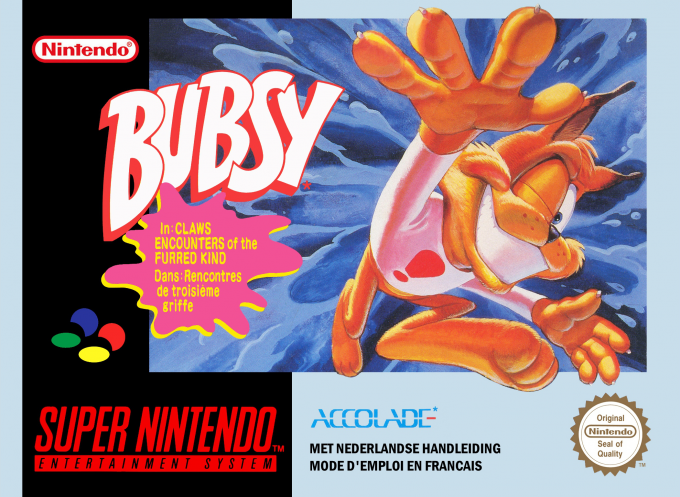 Jaquette de Bubsy in : Claws Encounters of the Furred Kind