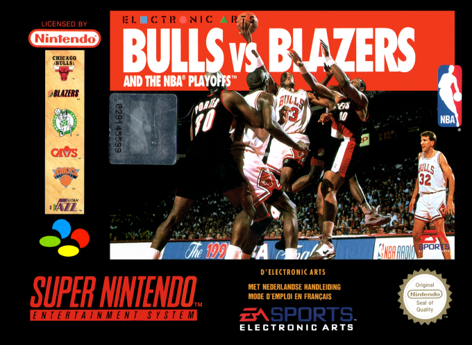 Jaquette de Bulls vs Blazers and the NBA Playoffs