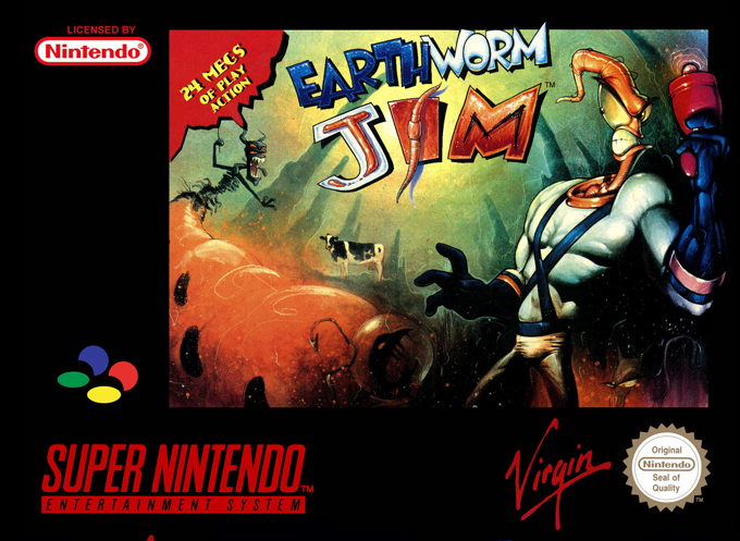 Jaquette de Earthworm Jim