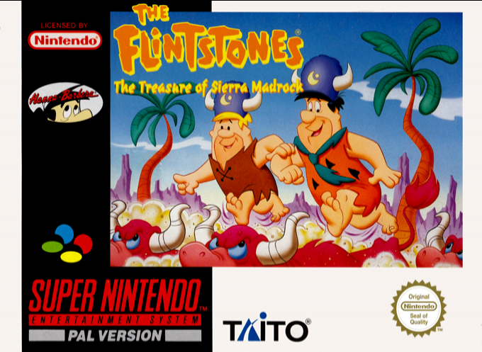 Jaquette de Flintstones, The - The Treasure of Sierra Madrock
