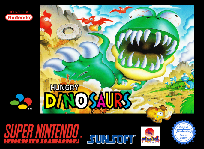 Jaquette de Hungry Dinosaurs