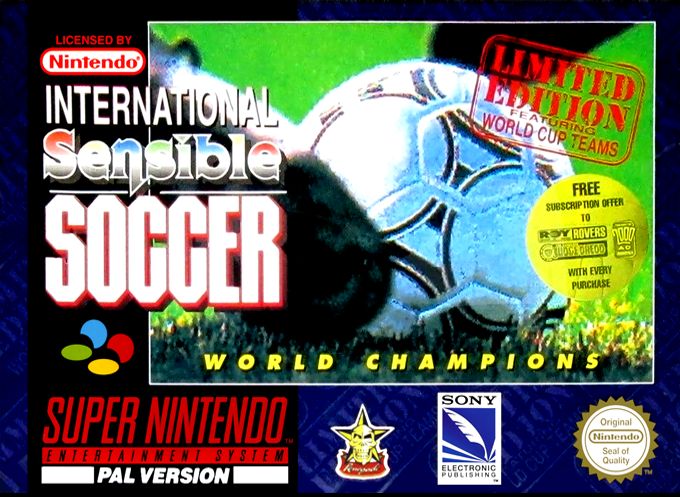 Jaquette de International Sensible Soccer - World Champions Limited Edition