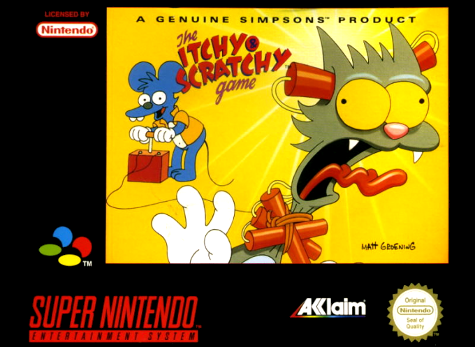 Jaquette de Itchy & Scratchy Game, The