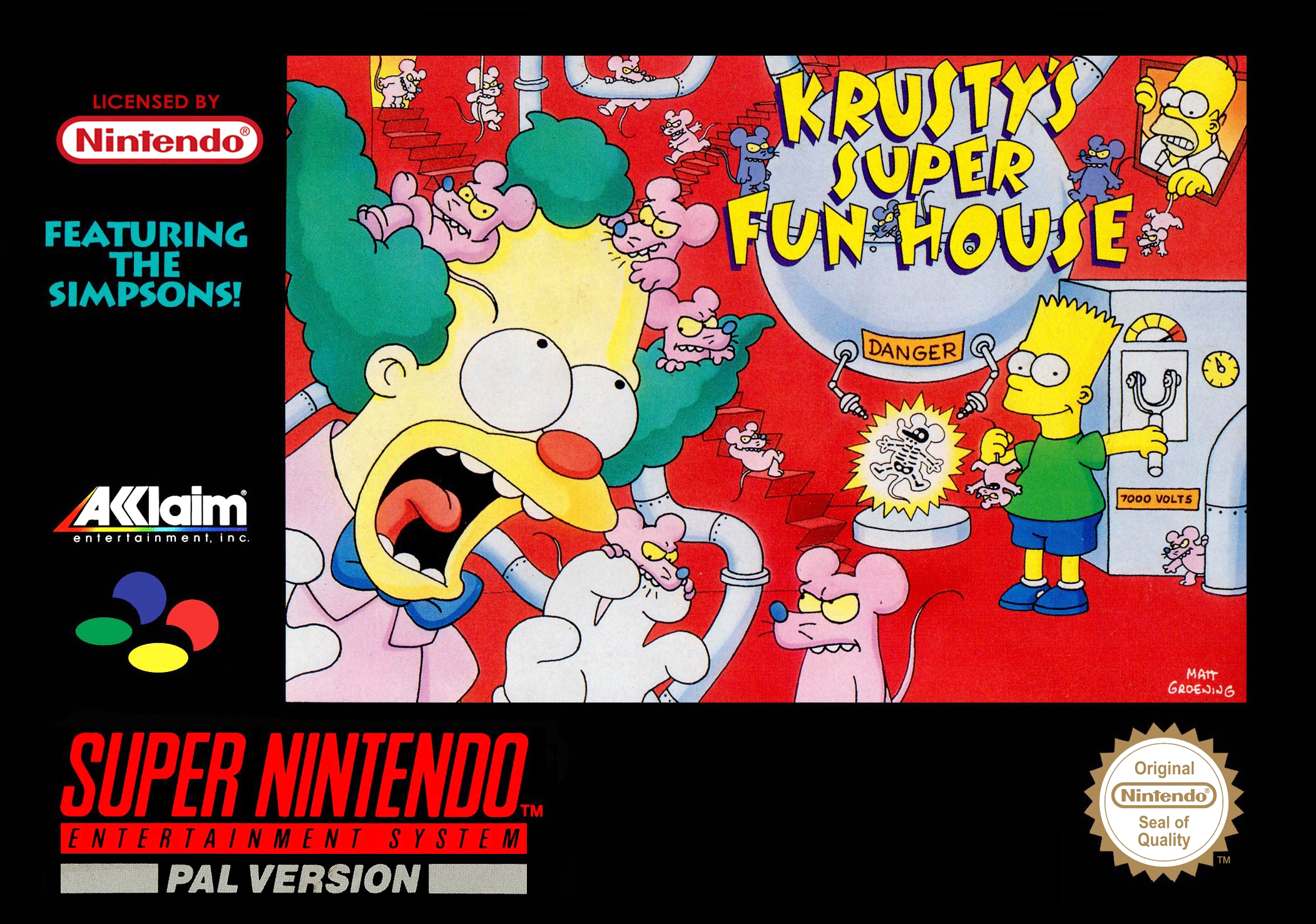 Jaquette de Krusty's Super Fun House