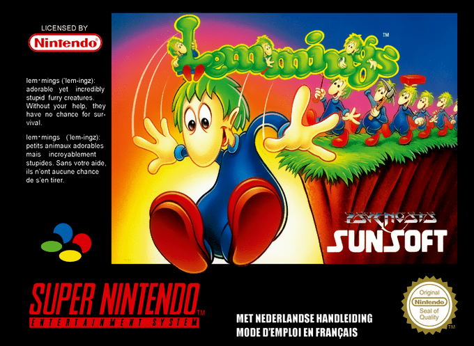 Jaquette de Lemmings