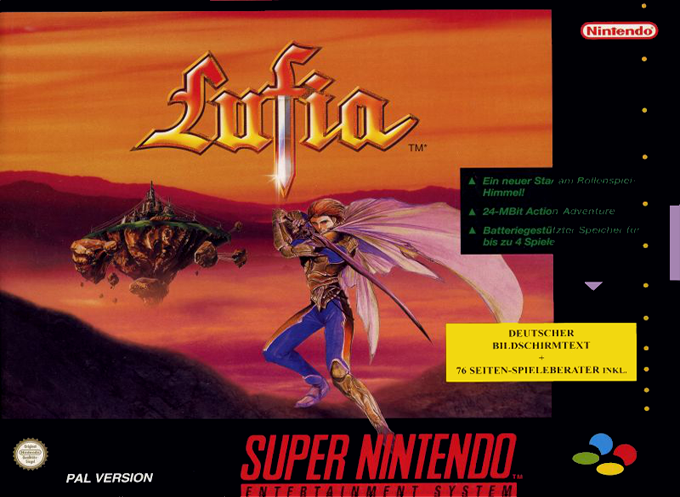 Jaquette de Lufia