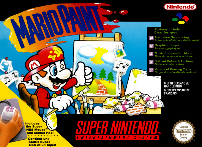 Jaquette de Mario Paint