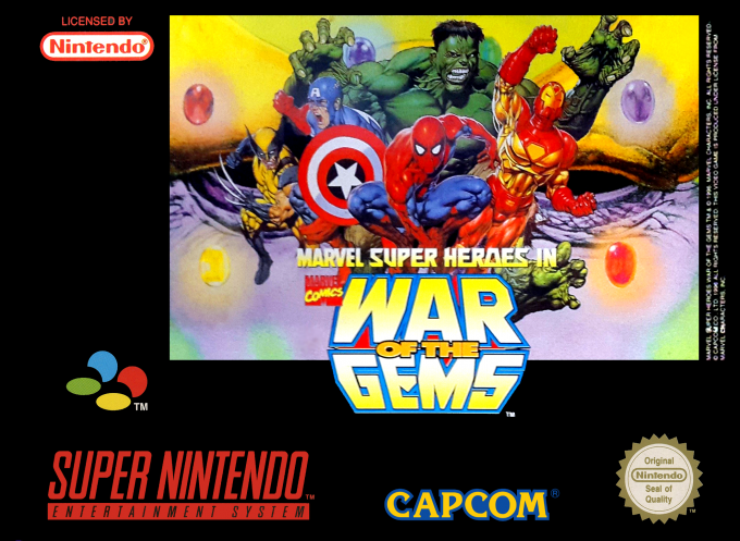 Jaquette de Marvel Super Heroes in War of the Gems
