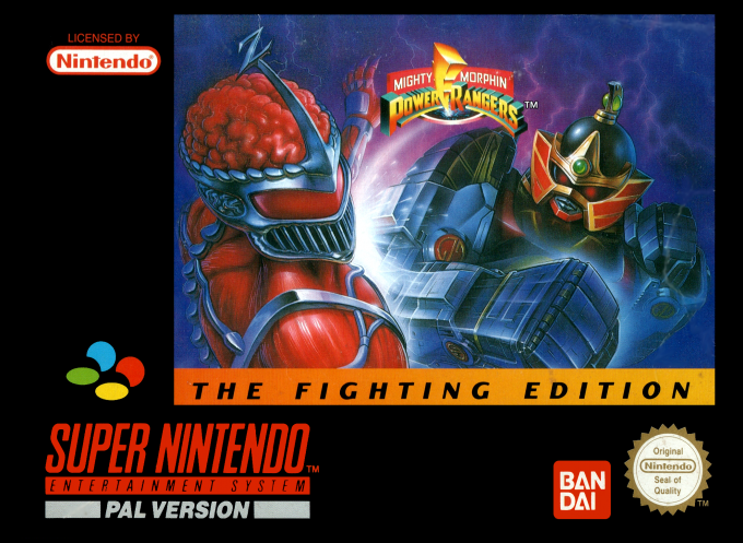 Jaquette de Mighty Morphin Power Rangers : The Fighting Edition