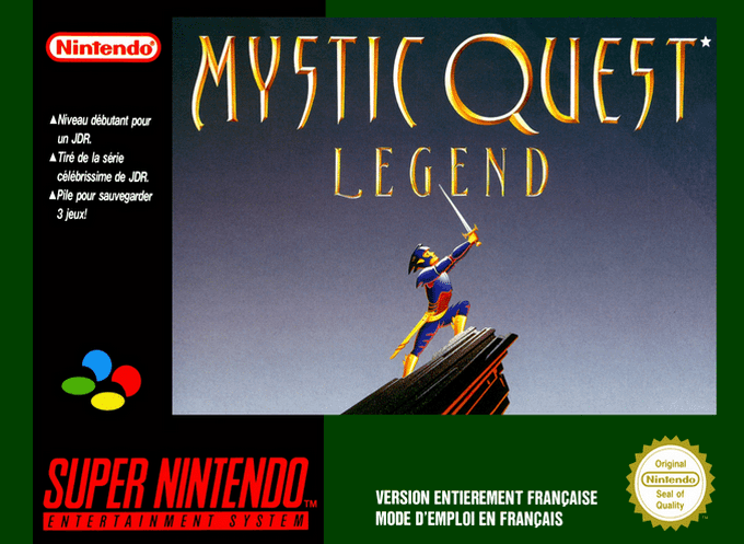 Jaquette de Mystic Quest Legend