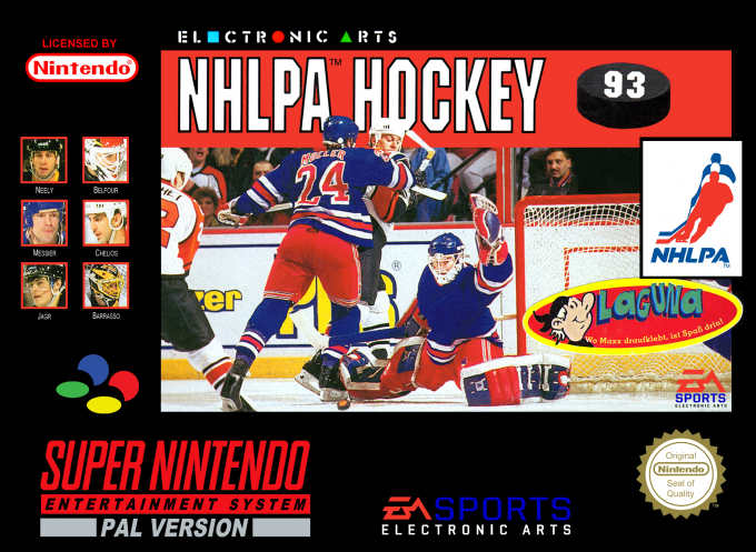Jaquette de NHLPA Hockey 93