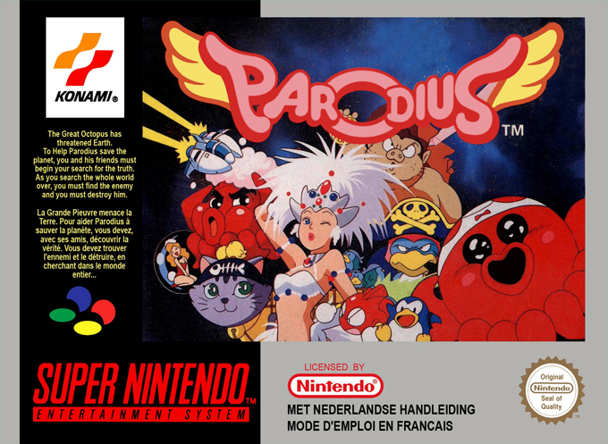 Jaquette de Parodius