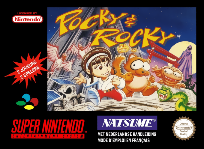 Jaquette de Pocky & Rocky