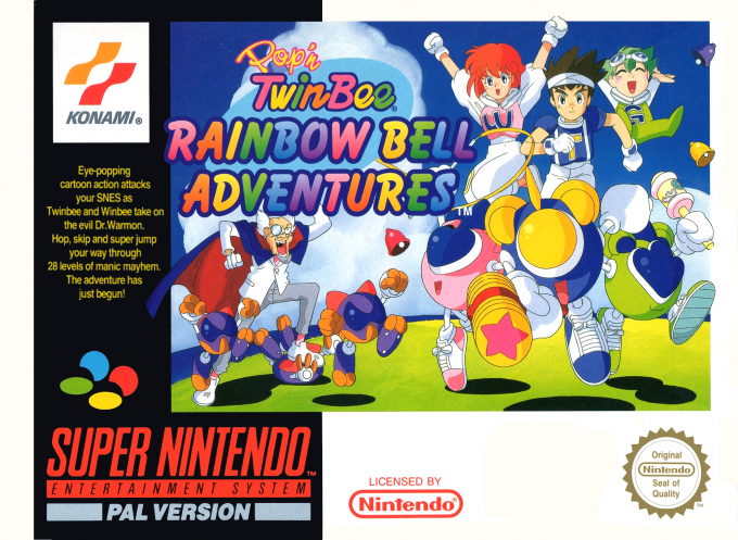 Jaquette de Pop'n TwinBee : Rainbow Bell Adventures