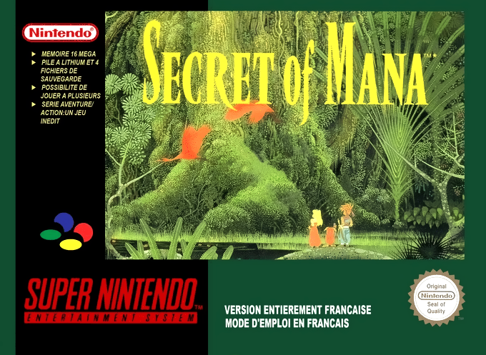 Jaquette de Secret of Mana