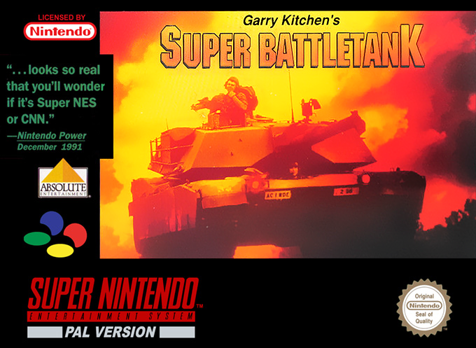 Jaquette de Garry Kitchen's Super Battletank