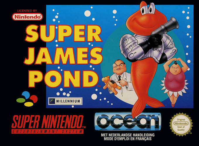 Jaquette de Super James Pond II