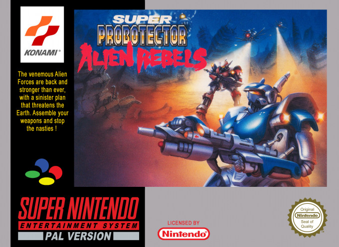 Jaquette de Super Probotector : Alien Rebels