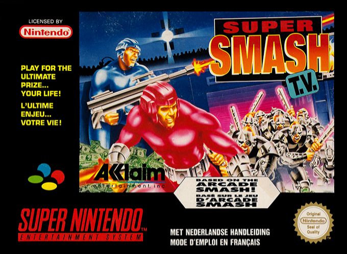 Jaquette de Super Smash T.V.
