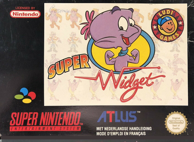 Jaquette de Super Widget