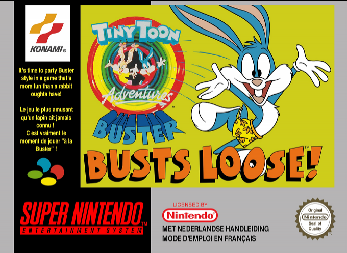Jaquette de Tiny Toon Adventures : Buster Busts Loose!