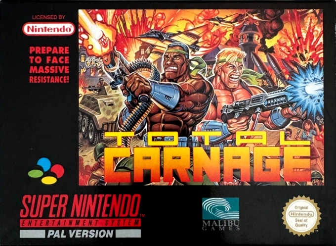 Jaquette de Total Carnage