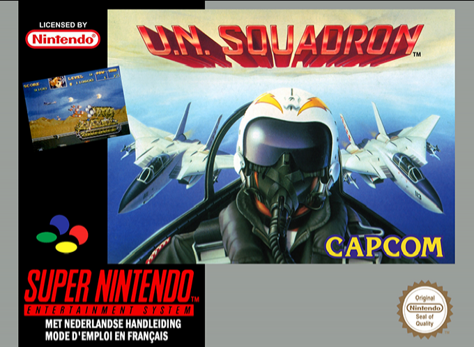 Jaquette de U.N. Squadron