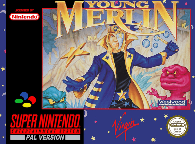 Jaquette de Young Merlin