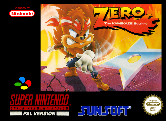 Jaquette de Zero the Kamikaze Squirrel