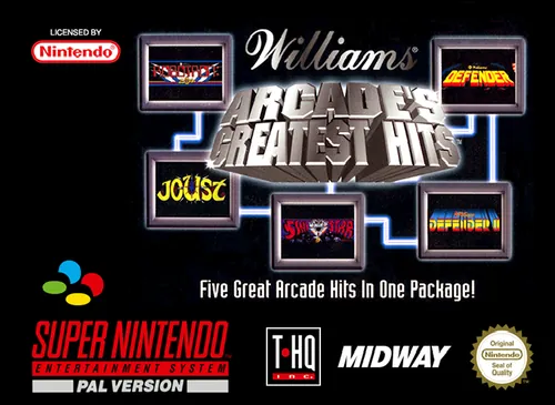 Jaquette de Williams Arcade's Greatest Hits