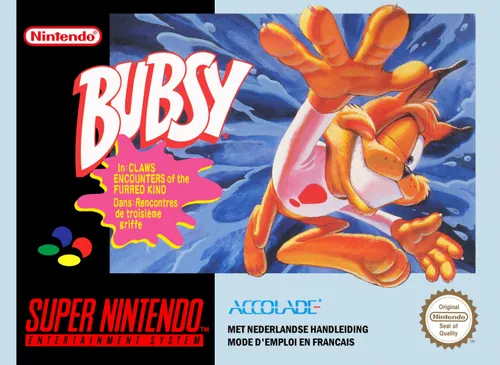 Jaquette de Bubsy in : Claws Encounters of the Furred Kind