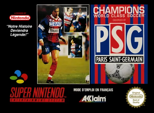 Jaquette de Champions World Class Soccer - PSG