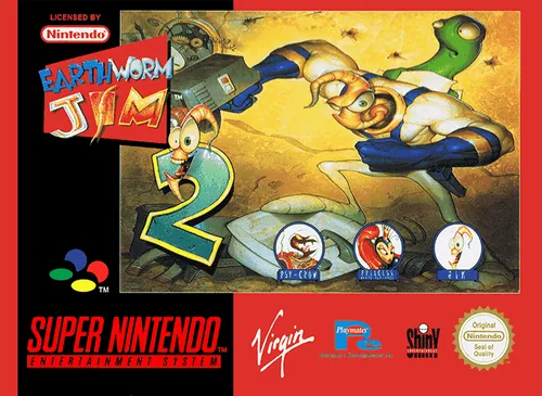 Jaquette de Earthworm Jim 2