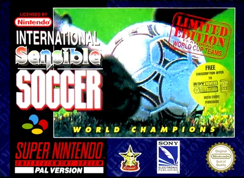 Jaquette de International Sensible Soccer - World Champions Limited Edition