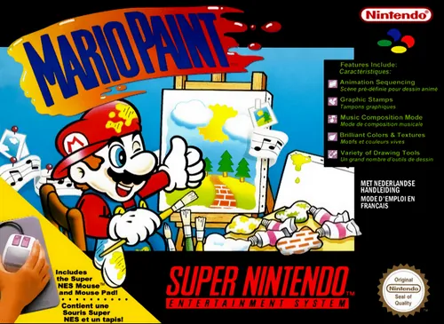 Jaquette de Mario Paint